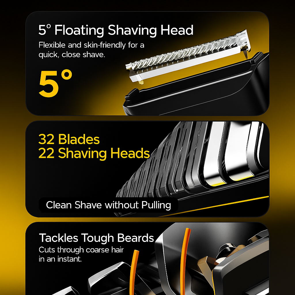 Smasmall Nano Ultra-Light Electric Shaver
