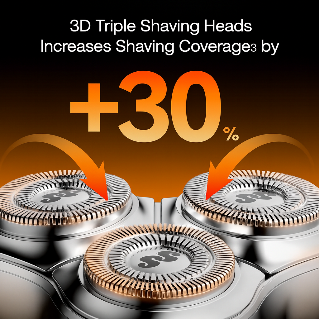 Smasmall Mini Titan Triple Blade Electric Shaver