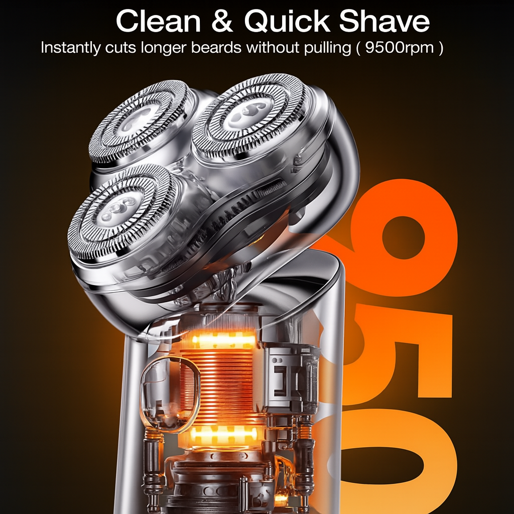 Smasmall Mini Titan Triple Blade Electric Shaver