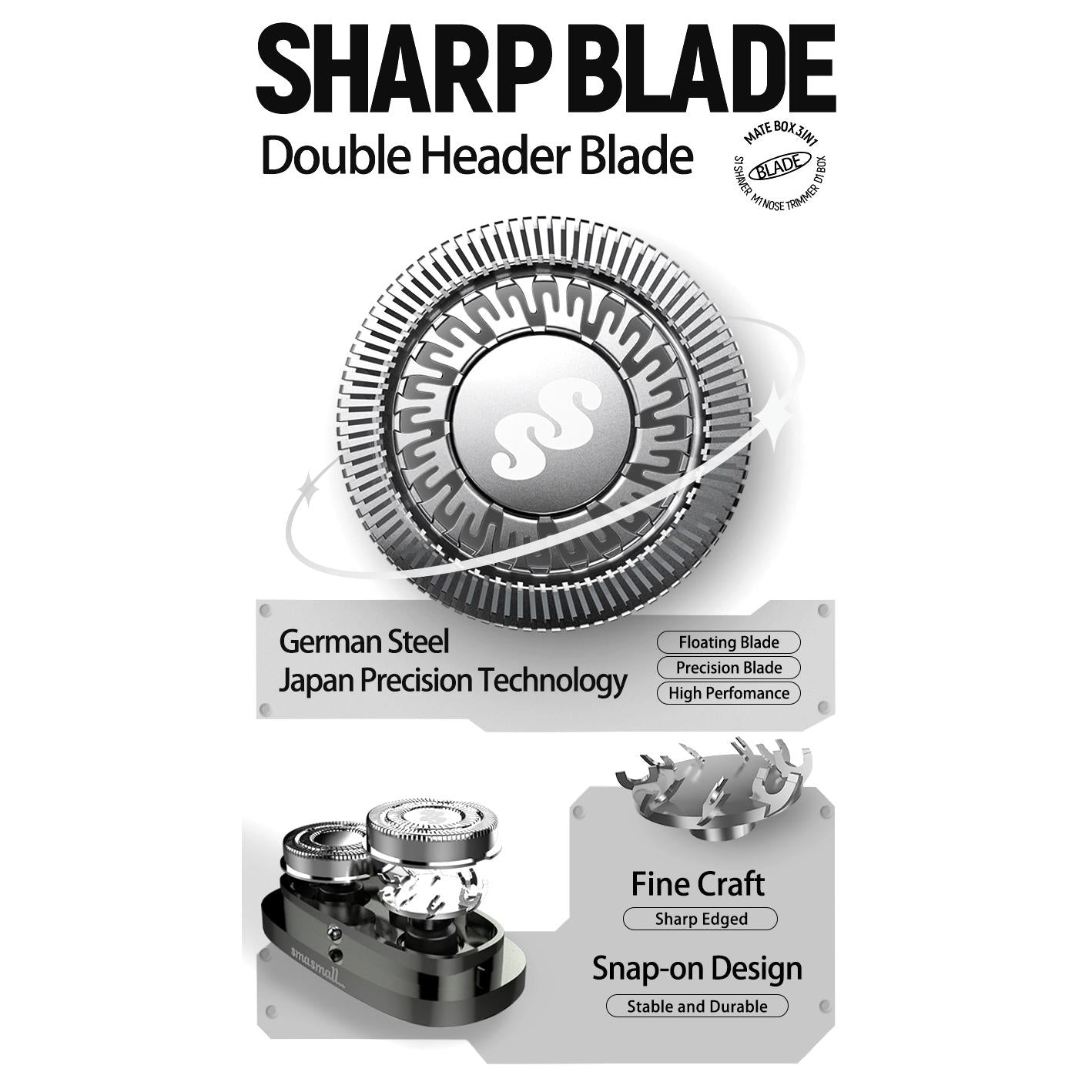 Smasmall Gentlemen Series Electric Shaver
