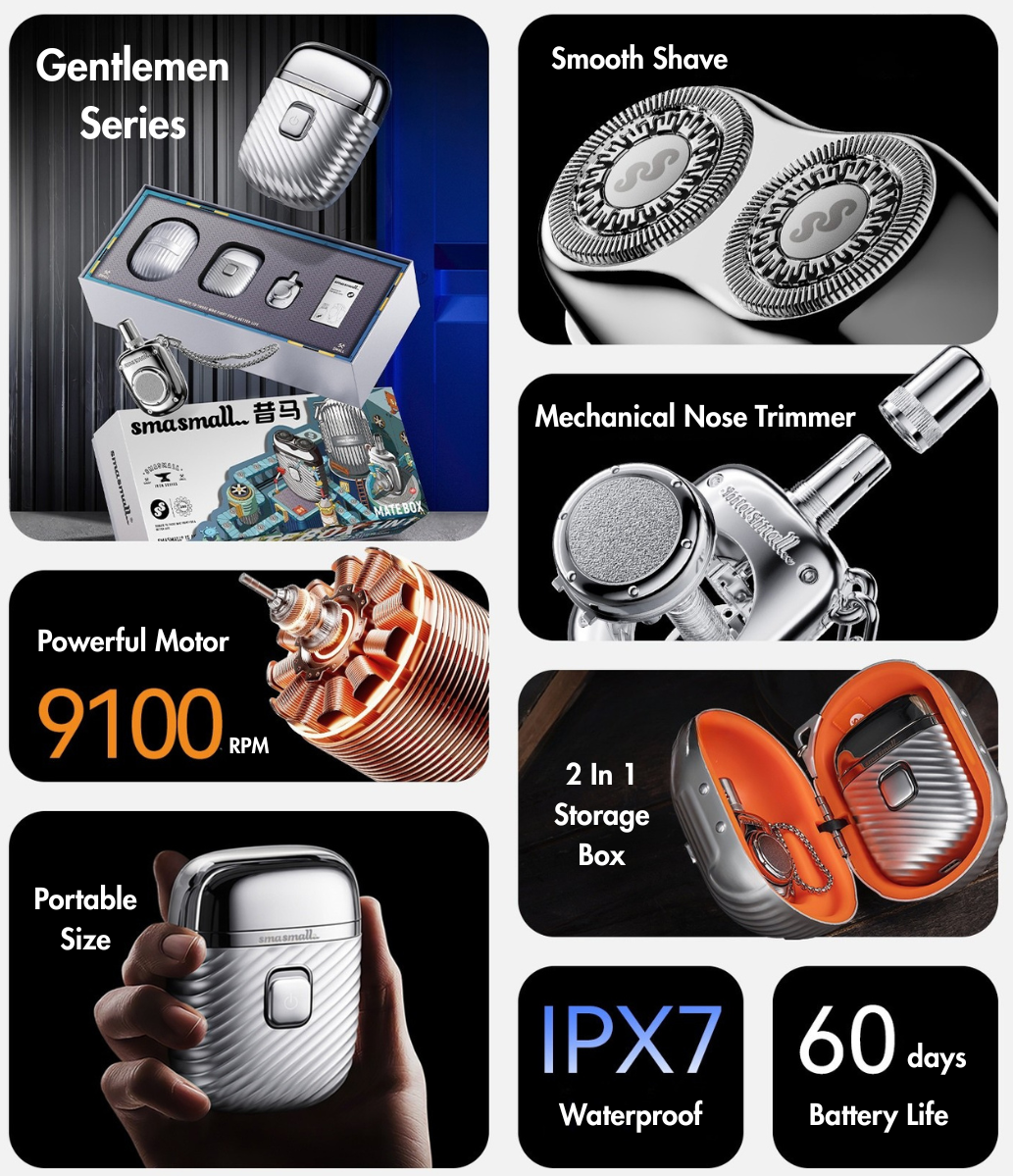 Smasmall Gentlemen Series Electric Shaver