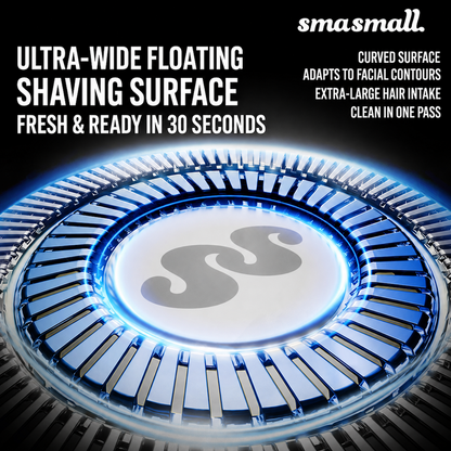 Smasmall Tino Electric Shaver for Men | Portable Twin-Blade Mini Shaver | IPX7 Waterproof | Rechargeable Travel Shaver