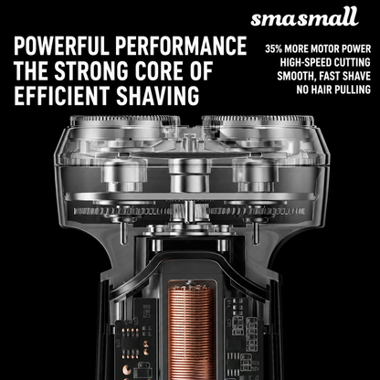 Smasmall Tino Electric Shaver for Men | Portable Twin-Blade Mini Shaver | IPX7 Waterproof | Rechargeable Travel Shaver